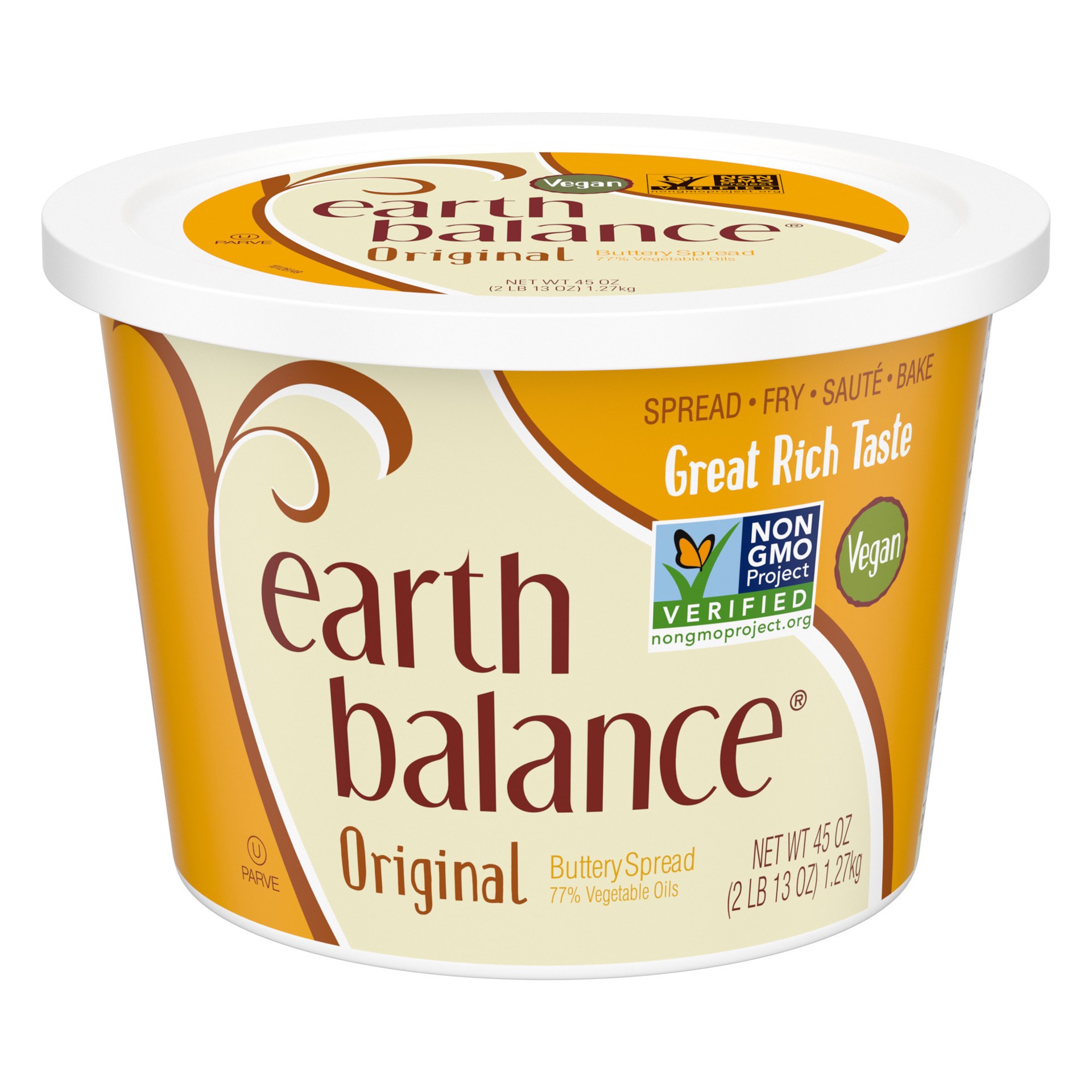 slide 1 of 5, Earth Balance Organic Whipped Buttery Spread, 45 oz., 45 oz