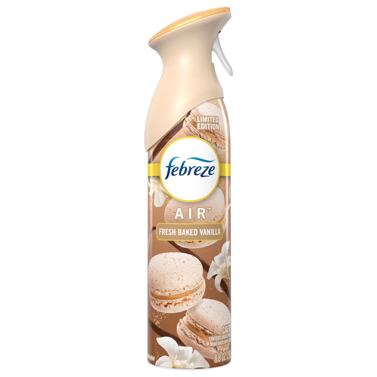 slide 2 of 7, Febreze Air Effects Odor-Eliminating Air Freshener Fresh Baked Vanilla, 8.8 oz. Aerosol Can, 8.8 oz