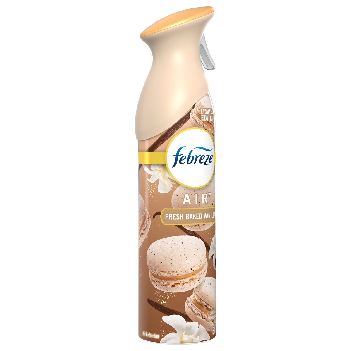slide 6 of 7, Febreze Air Effects Odor-Eliminating Air Freshener Fresh Baked Vanilla, 8.8 oz. Aerosol Can, 8.8 oz