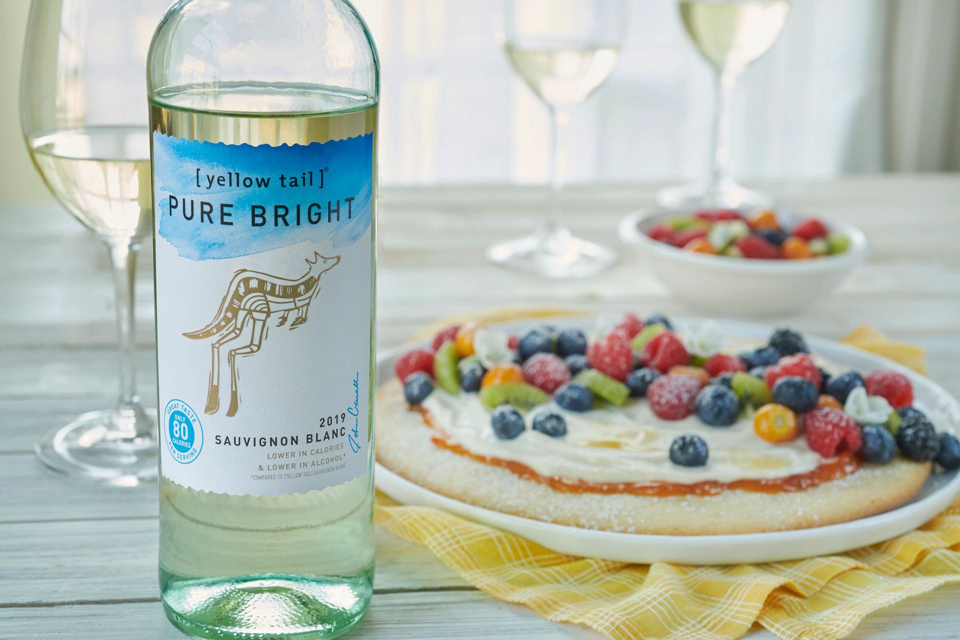 slide 4 of 5, Yellow Tail Pure Bright Sauvignon Blanc, 1.5L, 1.50 liter