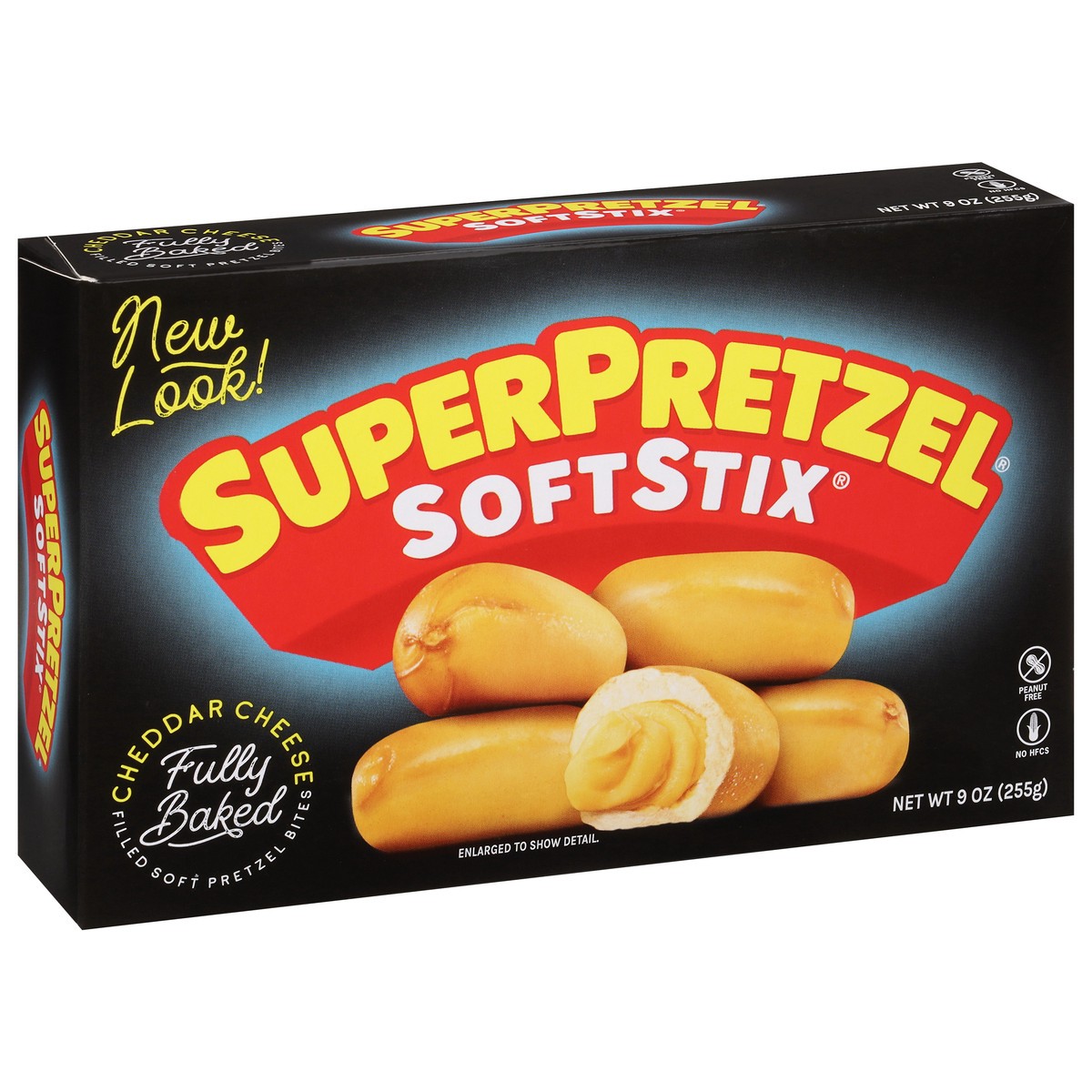 slide 2 of 9, SuperPretzel SoftStix Cheddar Cheese Pretzel Bites 9 oz, 9 oz