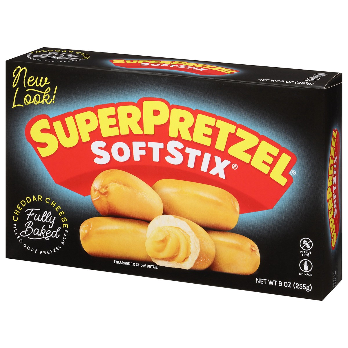 slide 3 of 9, SuperPretzel SoftStix Cheddar Cheese Pretzel Bites 9 oz, 9 oz