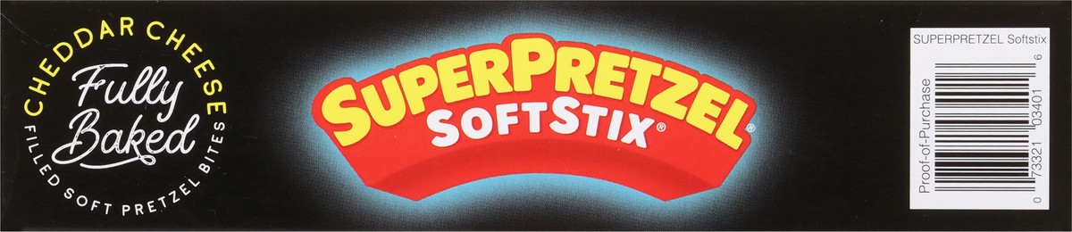 slide 4 of 9, SuperPretzel SoftStix Cheddar Cheese Pretzel Bites 9 oz, 9 oz