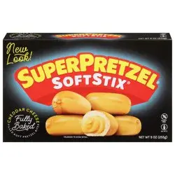 SuperPretzel SoftStix Cheddar Cheese Pretzel Bites 9 oz