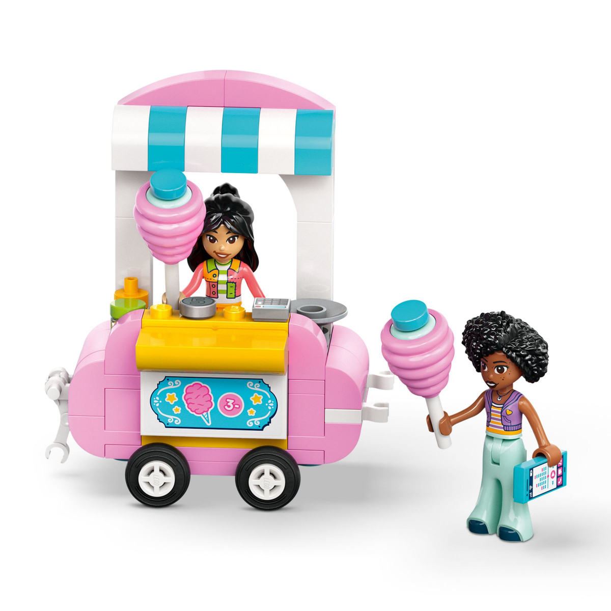 slide 8 of 21, LEGO Friends Cotton Candy Stand and Scooter Building Toy 42643, 1 ct