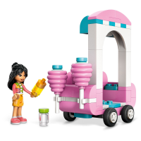 slide 6 of 21, LEGO Friends Cotton Candy Stand and Scooter Building Toy 42643, 1 ct