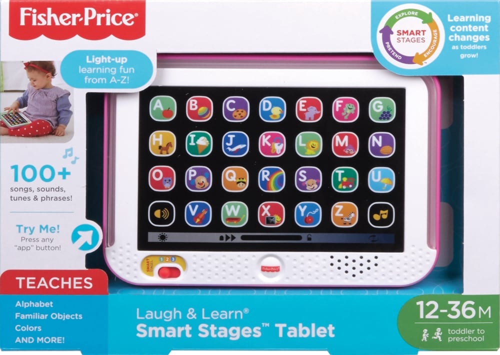 slide 1 of 1, Fisher-Price Laugh & Learn Smart Stages Toy Tablet, 1 ct