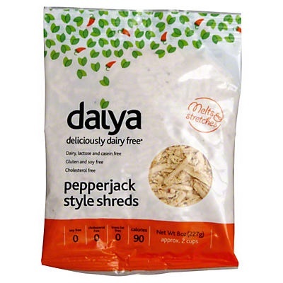 slide 1 of 1, Daiya Dairy Free Pepper Jack Style Shreds, 7.1 oz