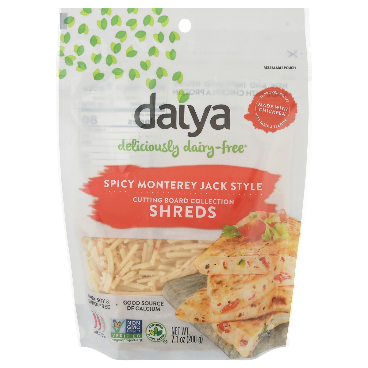 slide 1 of 1, Daiya Dairy Free Pepper Jack Style Shreds, 7.1 oz