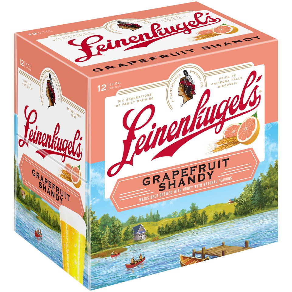 slide 2 of 6, Leinenkugel's Grapefruit Shandy Bottles, 12 ct; 12 oz