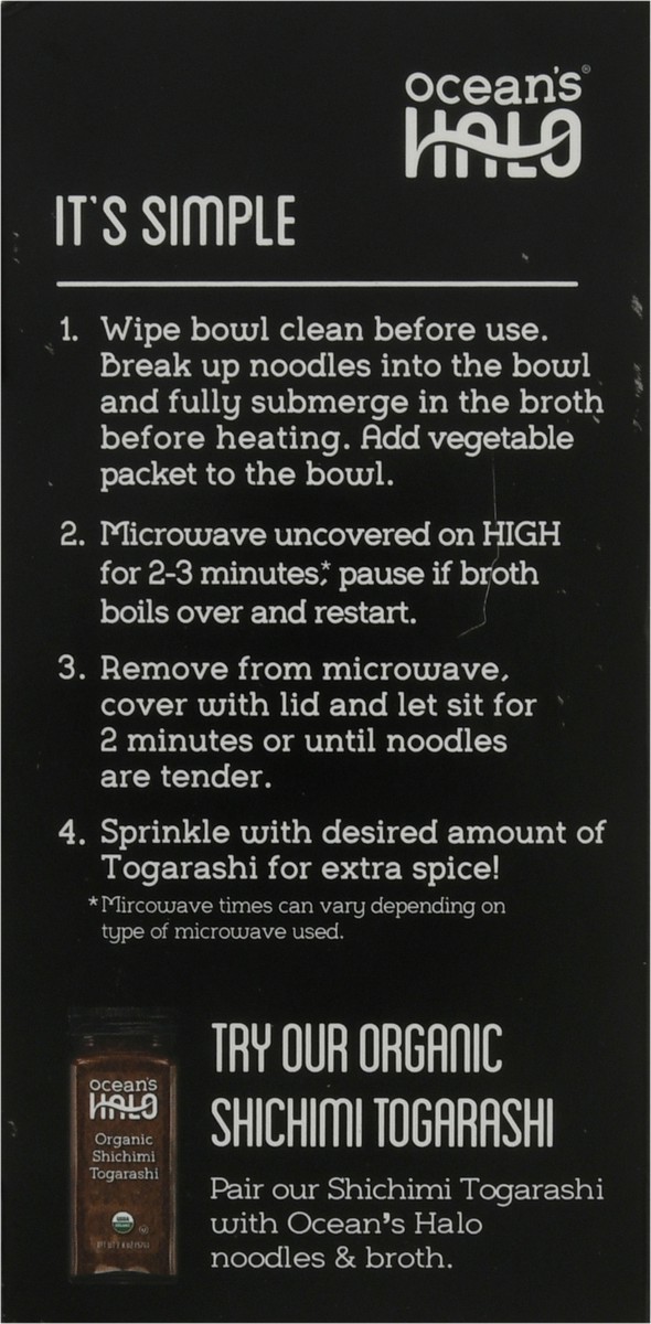 slide 8 of 13, Ocean's Halo Oceans Halo Miso Ramen Noodle Bowls, 10.75 oz