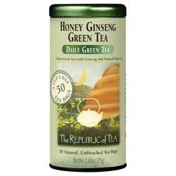 The Republic of Tea Honey Ginseng Green Tea