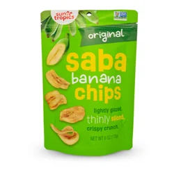 Sun Tropics Saba Banana Chips Original - 6 oz