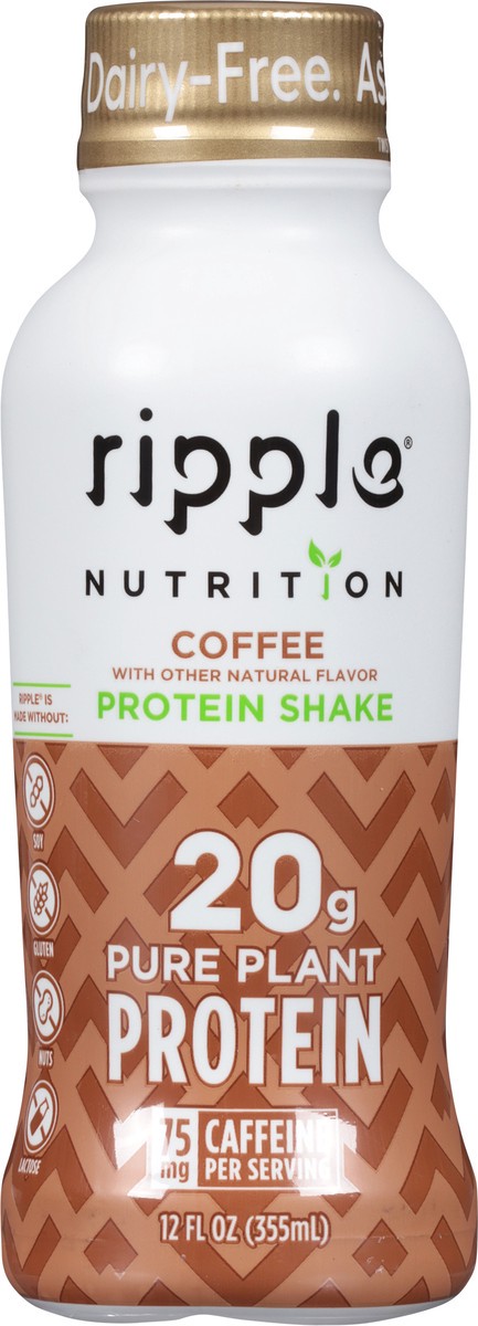 slide 6 of 9, Ripple Coffee Protein Shake, 12 oz