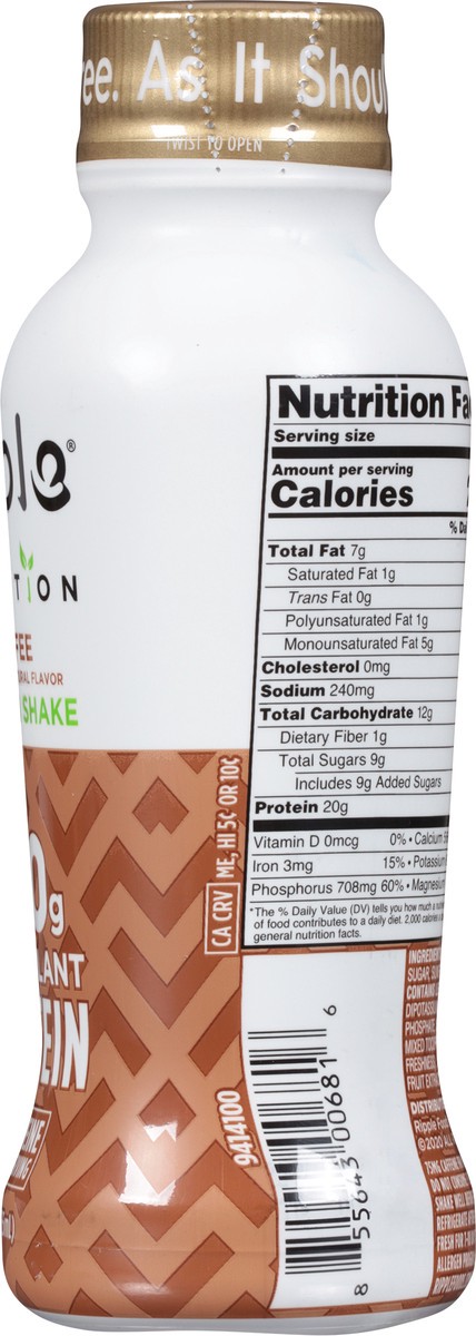 slide 8 of 9, Ripple Coffee Protein Shake, 12 oz