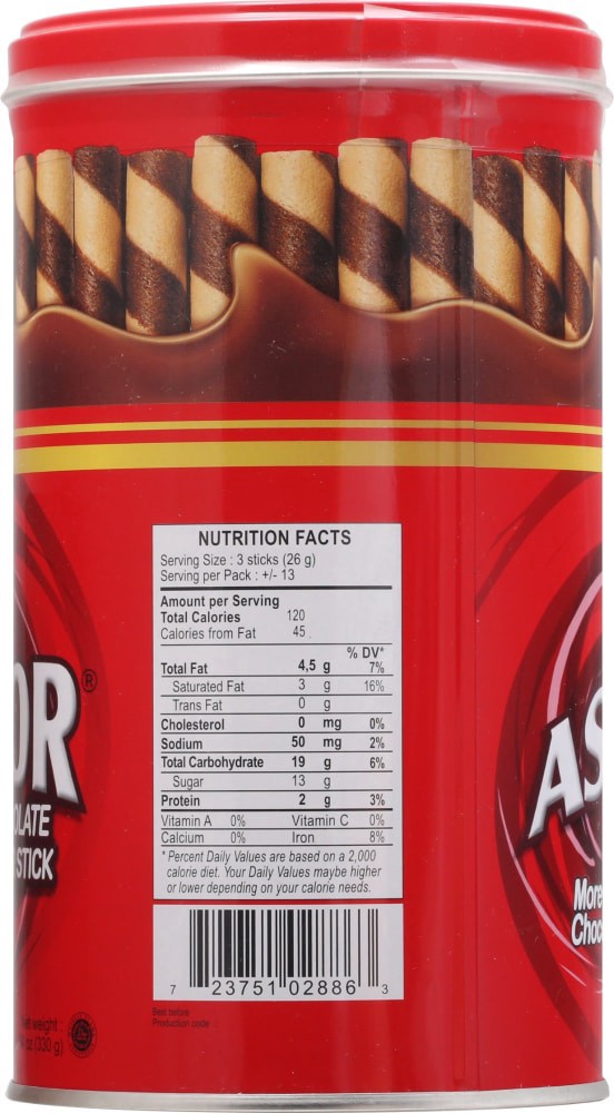 slide 2 of 3, Astor Chocolate Wafer Stick 11.64 oz, 11.64 oz