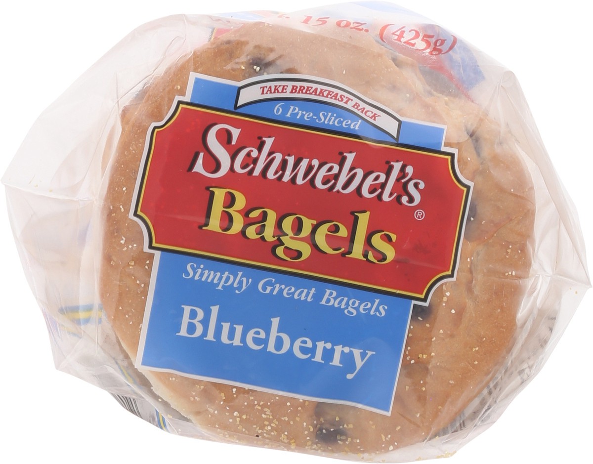 slide 11 of 15, Schwebel's Blueberry Bagels 6 Each, 6 ct