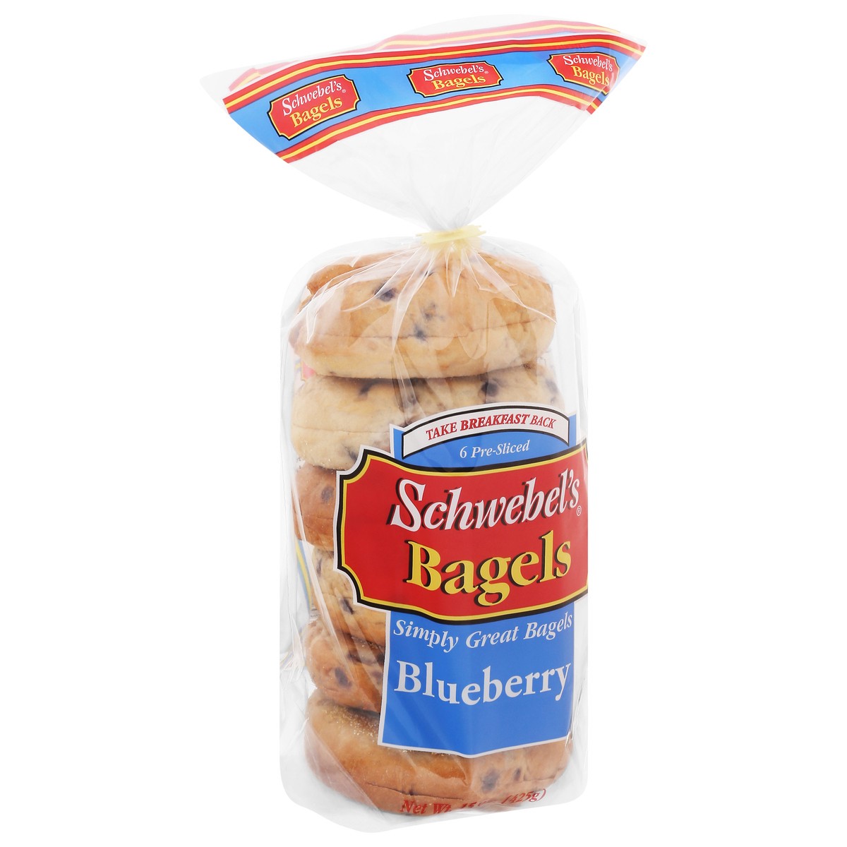 slide 4 of 15, Schwebel's Blueberry Bagels 6 Each, 6 ct