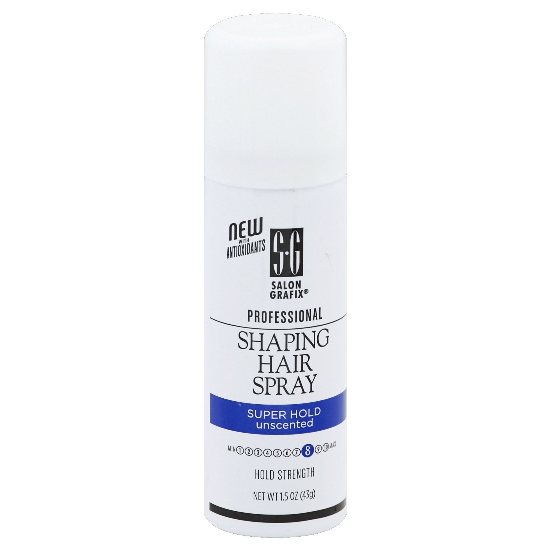 slide 1 of 1, Salon Grafix Professional Shaping Hair Spray Super Hold Unscented, 1.5 oz