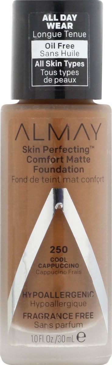 slide 2 of 9, Almay Skin Perfecting Foundation Comfort Matte Cool Cappuccino, 1 fl oz