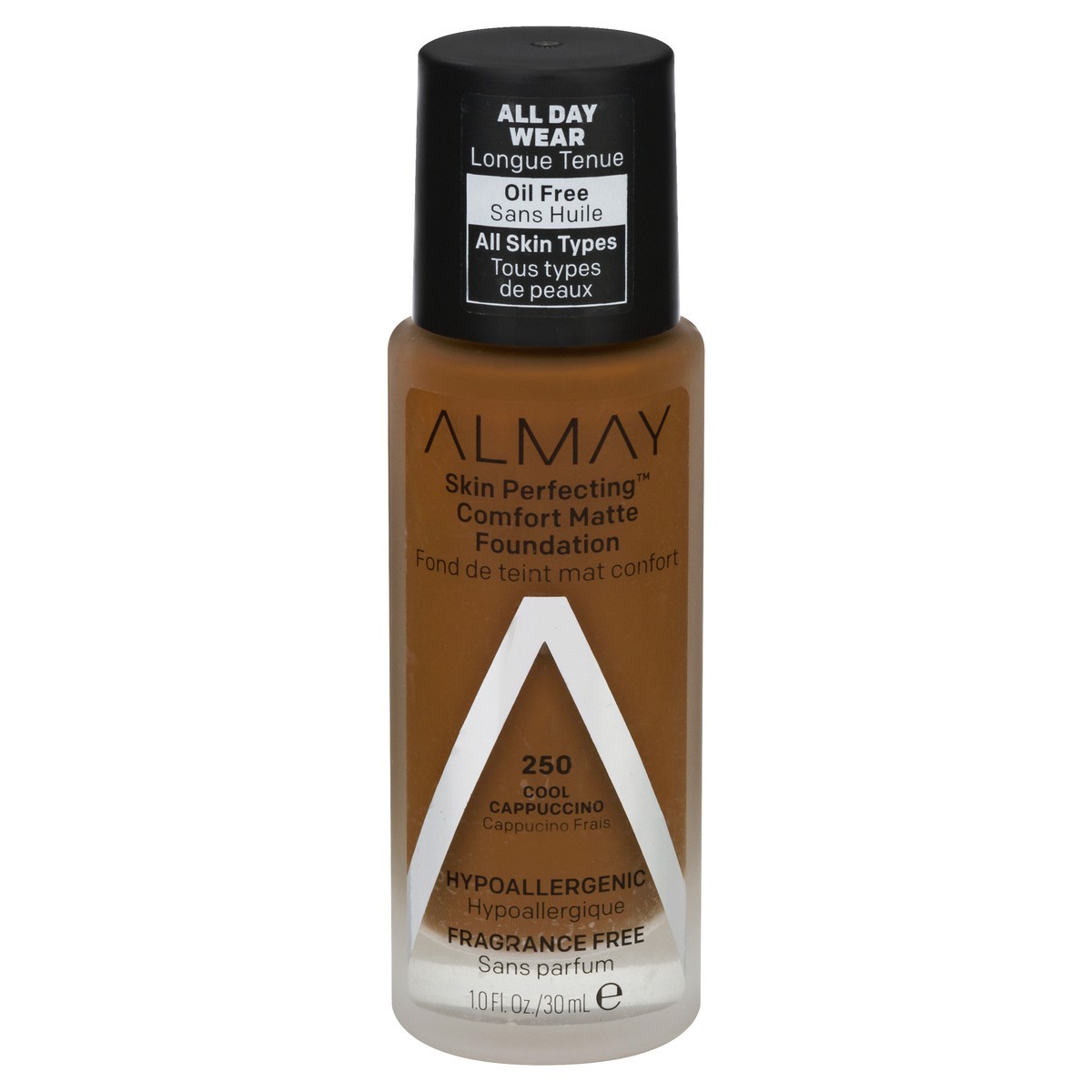 slide 1 of 9, Almay Skin Perfecting Foundation Comfort Matte Cool Cappuccino, 1 fl oz