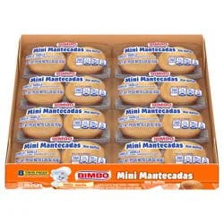 Bimbo Mini Mantecadas Vanilla (Club Pack) Mini Muffins, 8 twin packs, 17.64 oz