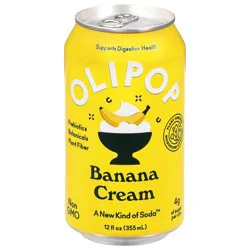Olipop Banana Cream Soda 12 fl oz