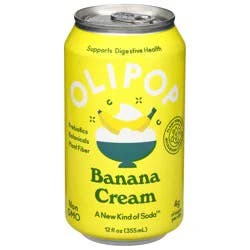 Olipop Banana Cream Soda 12 fl oz