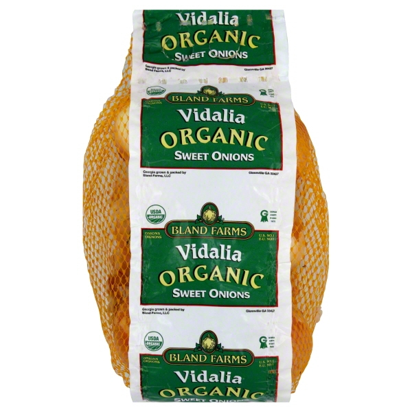 slide 1 of 1, Bland Farms Organic Vidalia Sweet Onions, 2 lb