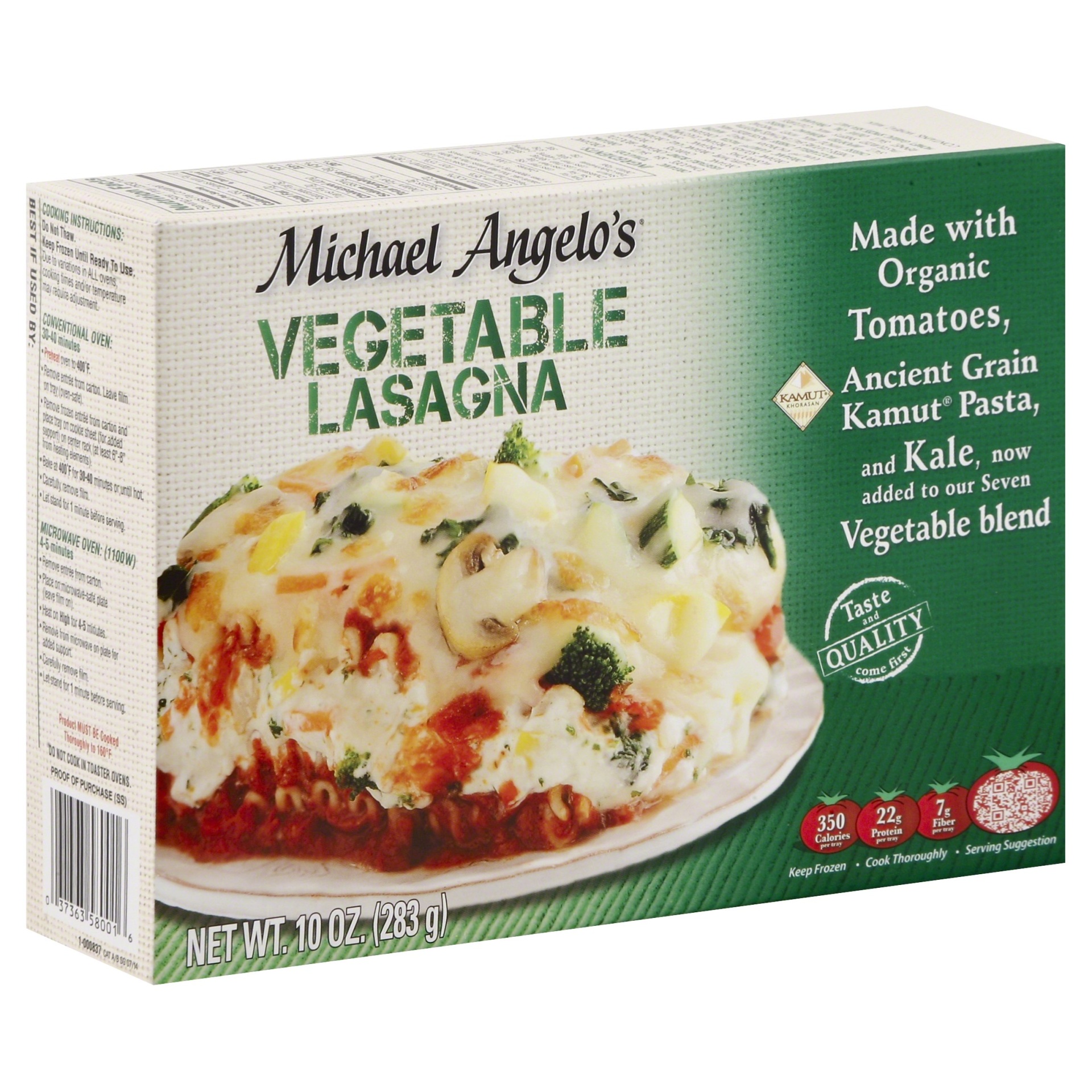 slide 1 of 1, Michael Angelo's Lasagna 10 oz, 11 oz