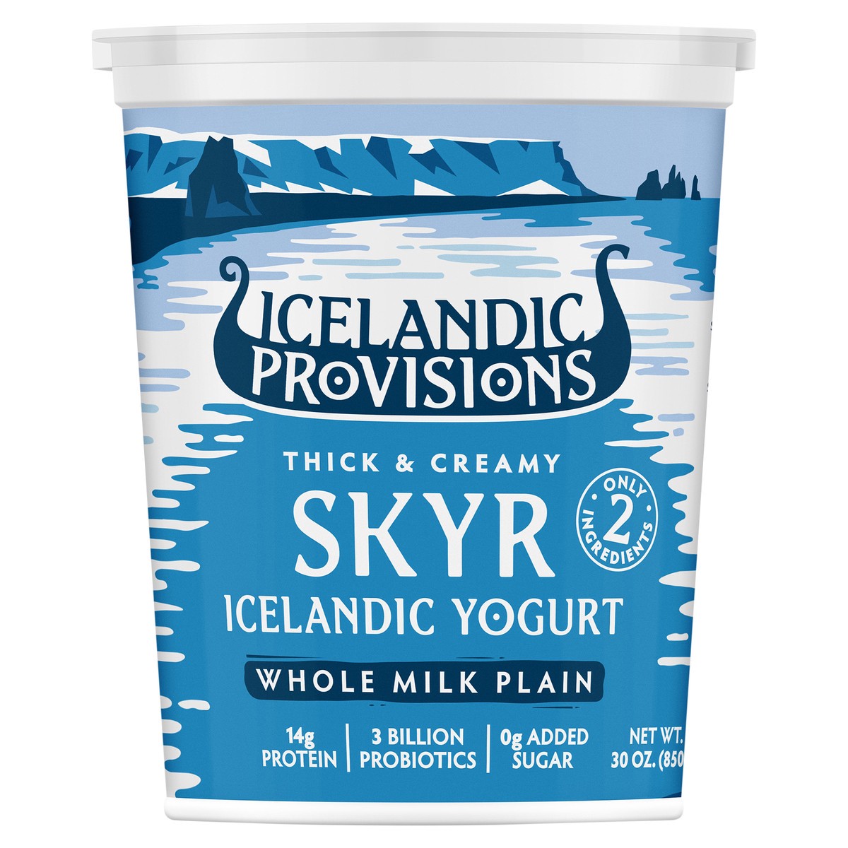 slide 4 of 9, Icelandic Provisions Plain Whole Milk Skyr 30oz, 30 oz