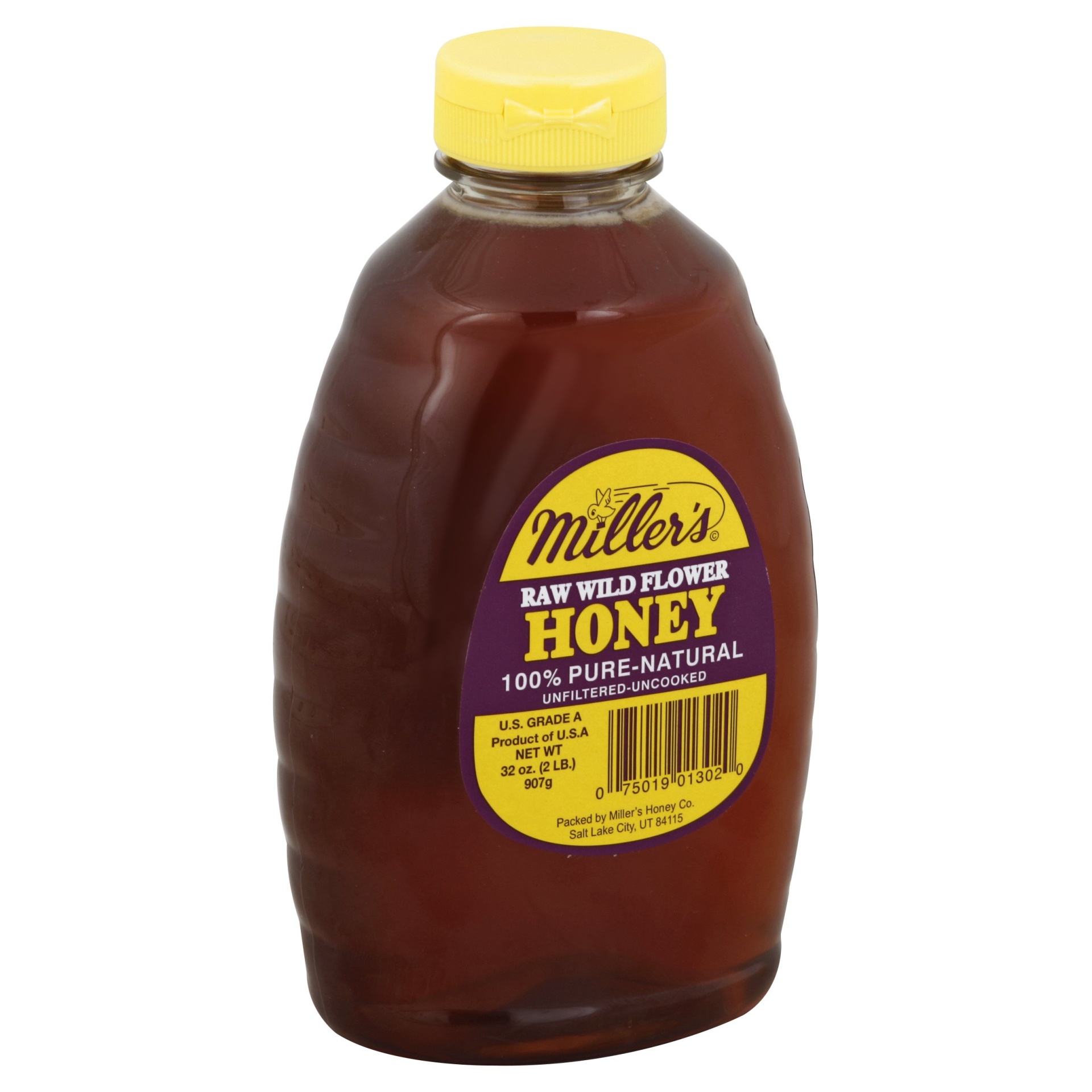 slide 1 of 2, Miller's Honey 32 oz, 32 oz