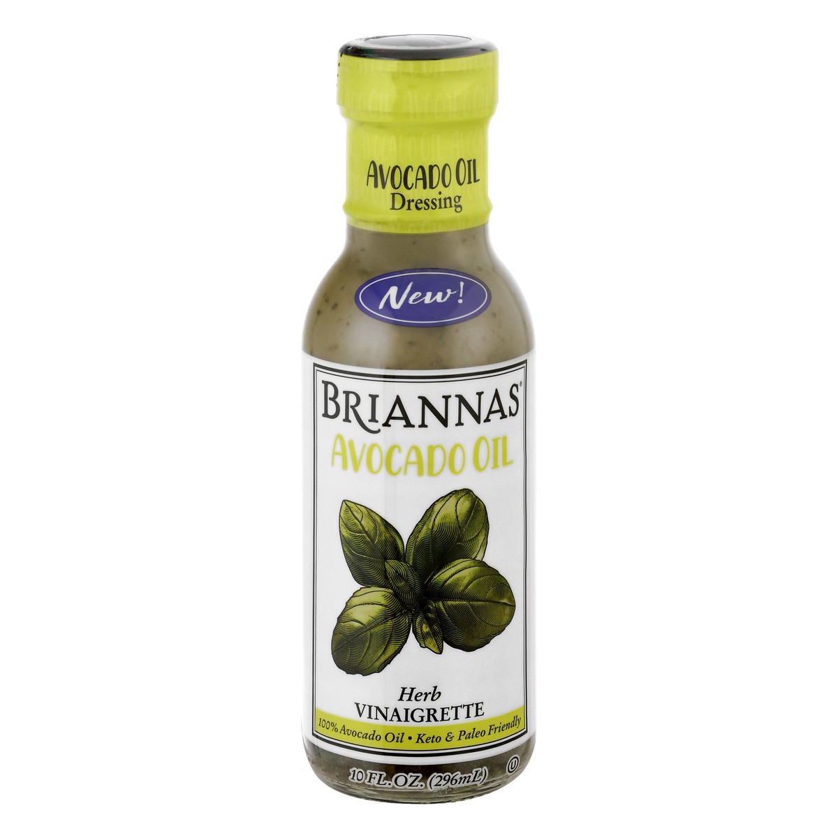 slide 7 of 12, BRIANNAS Avocado Oil Herb Vinaigrette Dressing 10 fl oz, 10 fl oz