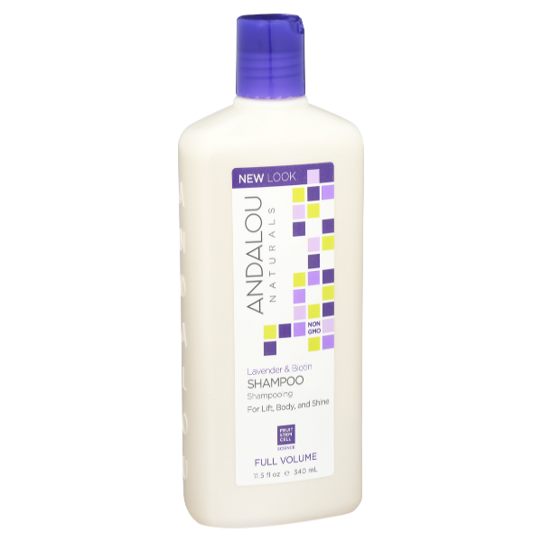 slide 1 of 4, Andalou Naturals Shampoo Lavender & Biotin, 1 ct