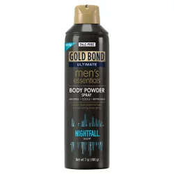 Gold Bond Ultimate Men's Essentials No Talc Body Powder Spray Nightfall