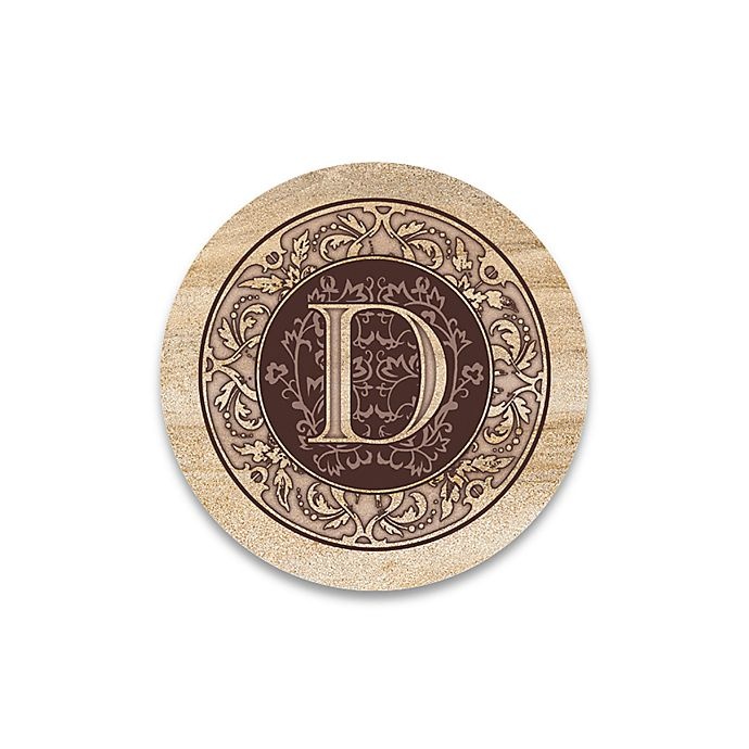 slide 1 of 1, Thirstystone Monogram Letter D'' Coasters'', 4 ct