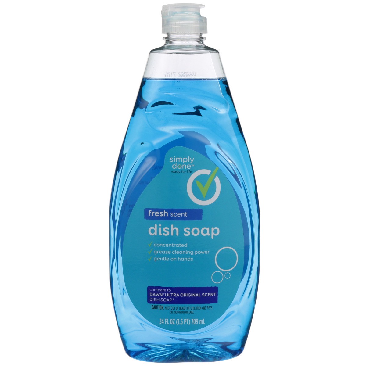 slide 7 of 9, Simply Done Dish Soap, Fresh, 24 fl oz