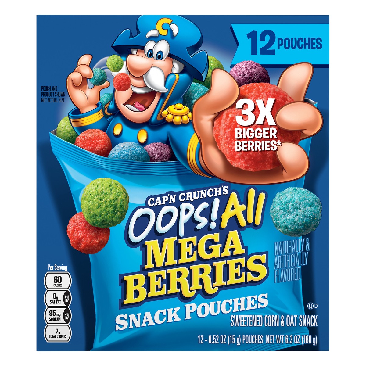 slide 1 of 1, Cap'n Crunch Crunch Opps All Berries, 1 ct