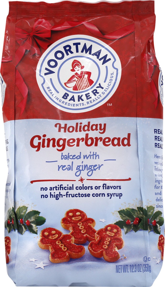 slide 8 of 11, Voortman Bakery Holiday Gingerbread, 12.3 oz