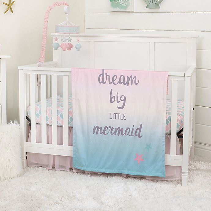 slide 2 of 3, NoJo Sugar Reef Mermaid Ombre Baby Blanket, 1 ct