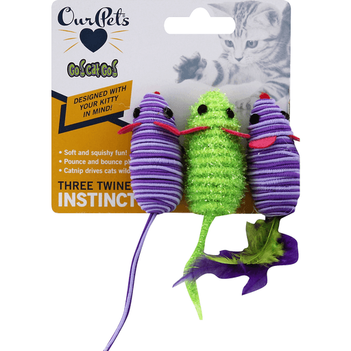 slide 1 of 2, OurPet's Cat Toy 3 ea, 3 ct