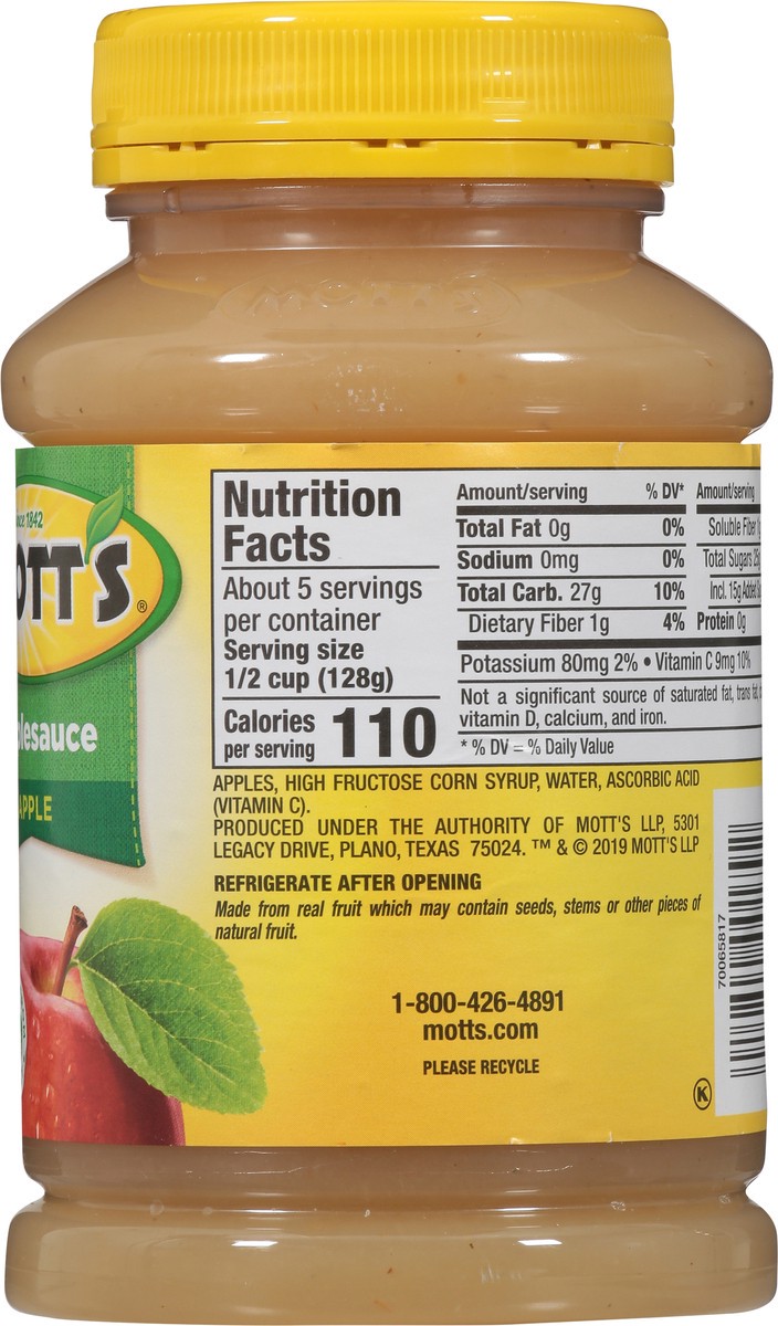 slide 6 of 13, Mott's Original Applesauce, 24 oz