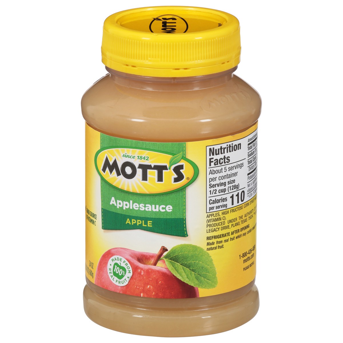 slide 7 of 13, Mott's Original Applesauce, 24 oz
