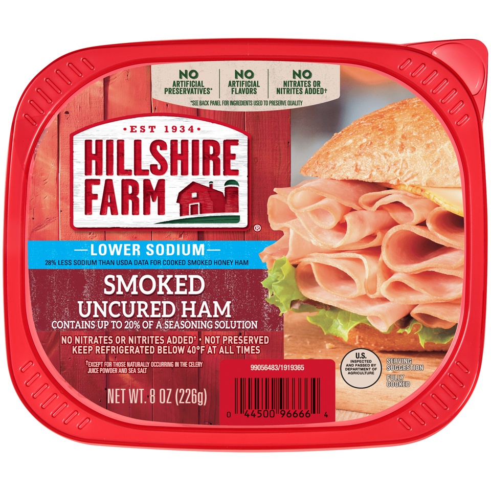 slide 2 of 3, Hillshire Farm Ultra thin lower sodium smoked ham, 8 oz