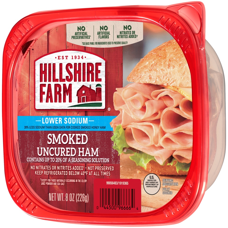 slide 3 of 3, Hillshire Farm Ultra thin lower sodium smoked ham, 8 oz