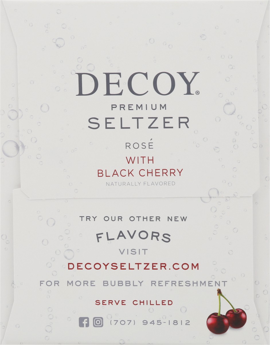 slide 4 of 14, Decoy Hard Seltzer Rose Cherry 4Pk, 33.6 fl oz