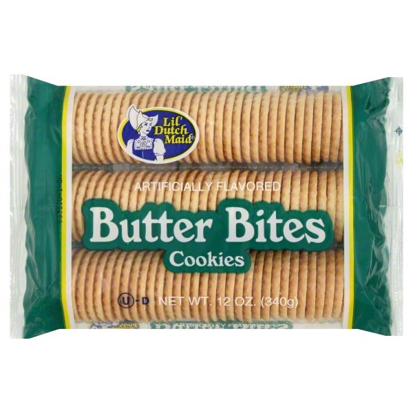 slide 1 of 1, Lil' Dutch Maid Butter Bites Cookies, 10 oz