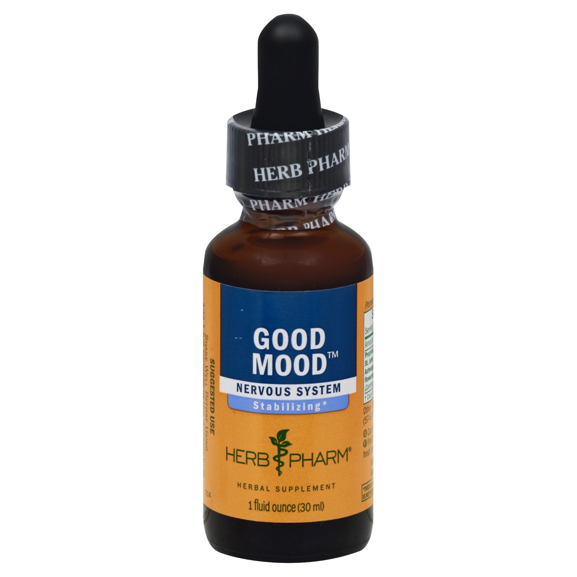 slide 1 of 1, Herb Pharm Good Mood Herbal Supplement, 1 fl oz
