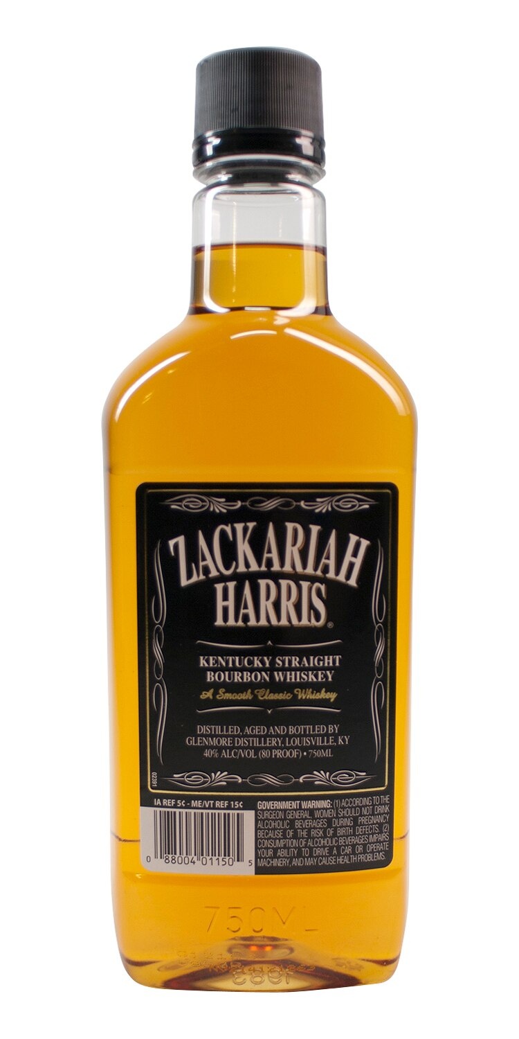 slide 1 of 1, Zackariah Harris Bourbon Whiskey Travelr, 750 ml