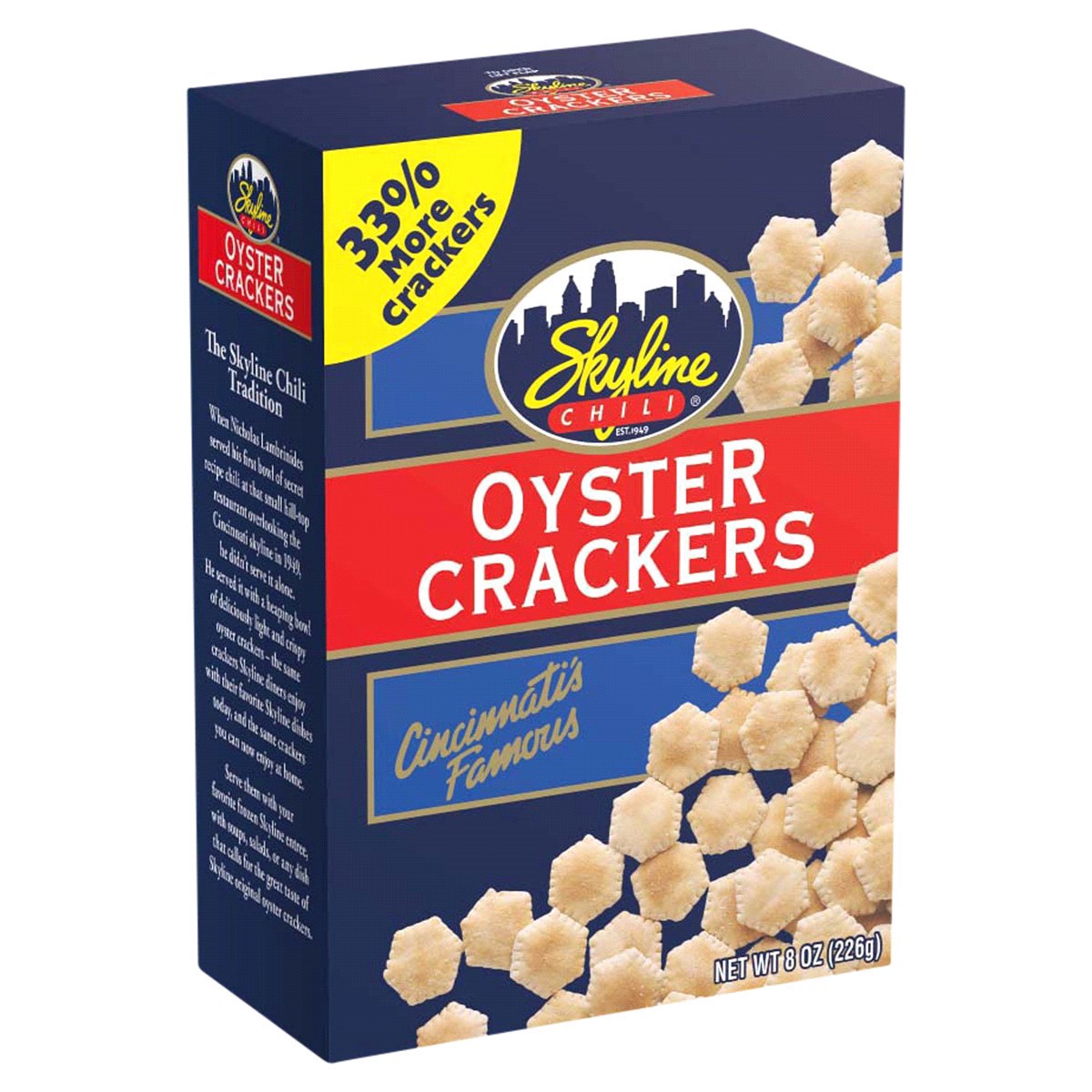 slide 1 of 5, Skyline Chili Oyster Crackers, 8 oz